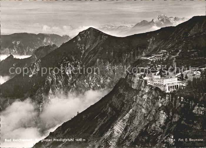 Bad Reichenhall Berghotel Predigtstuhl Fliegeraufnahme