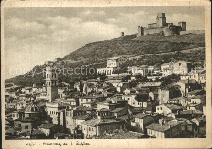 Assisi Umbria Panorama da S. Ruffino