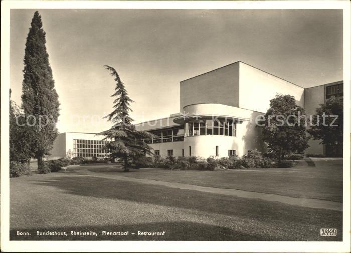 Bonn Rhein Bundeshaus Plenarsaal Restaurant