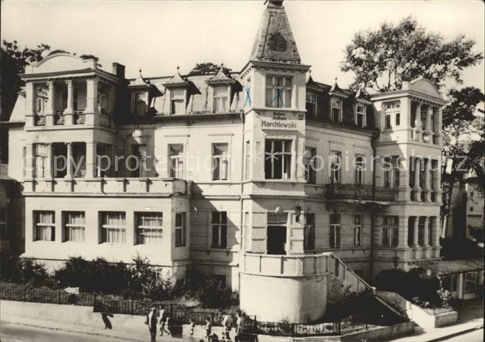 Bansin Ostseebad FDGB Erholungsheim Julian Marchlewski