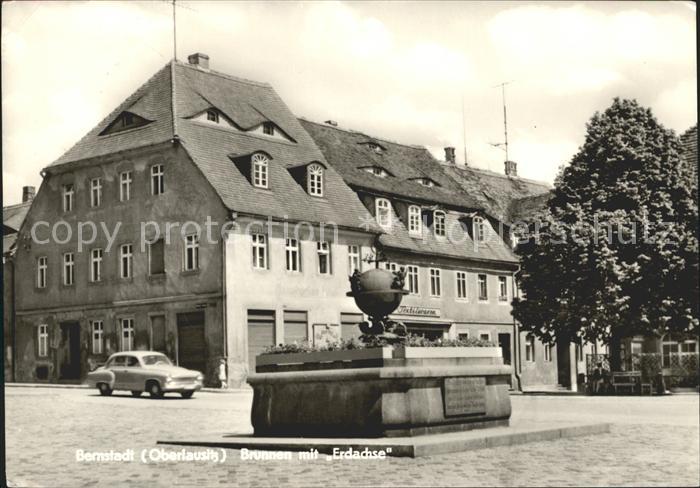 Bernstadt Eigen Brunnen mit Erdachse