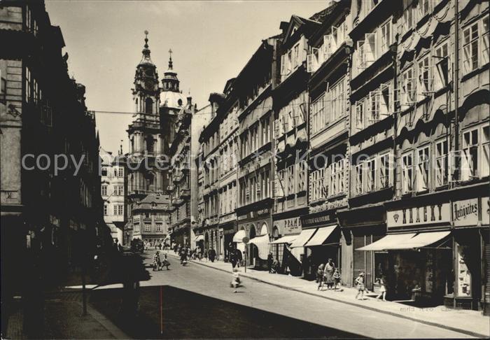 Praha Prahy Prague Kleinseite Mostecko Bruecken