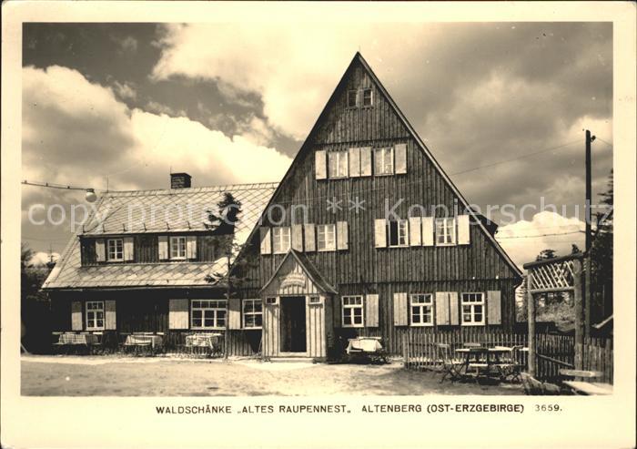 Altenberg Erzgebirge Waldschaenke Altes Raupennest