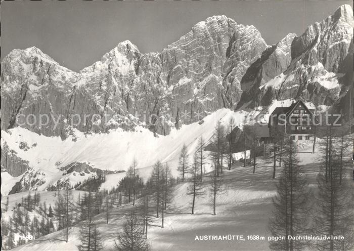 Austriahuette mit Dachsteinsuedwaenden