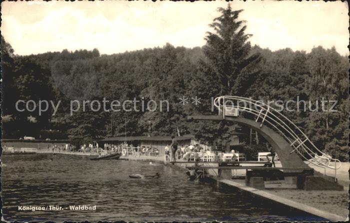 Koenigsee Thueringen Waldbad