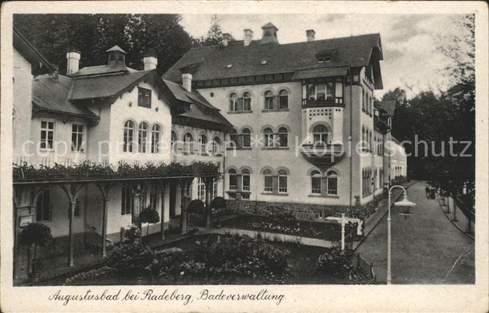 Radeberg Sachsen Augustusbad Badeverwaltung