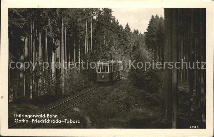 Friedrichsroda Thueringerwald-Bahn von Gotha nach Tabarz