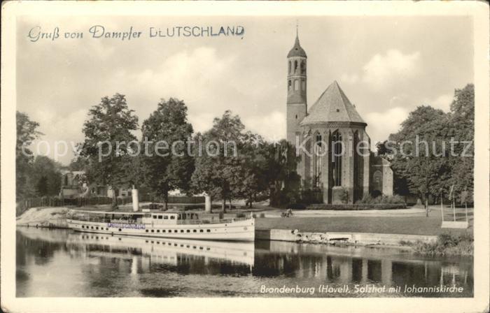 Brandenburg Havel Salzhof mit Johanniskirche