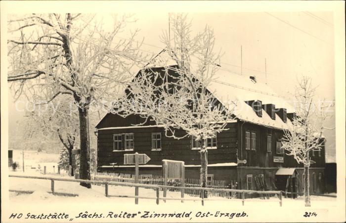 Zinnwald-Georgenfeld HO Gaststaette Sachsischer Teiter
