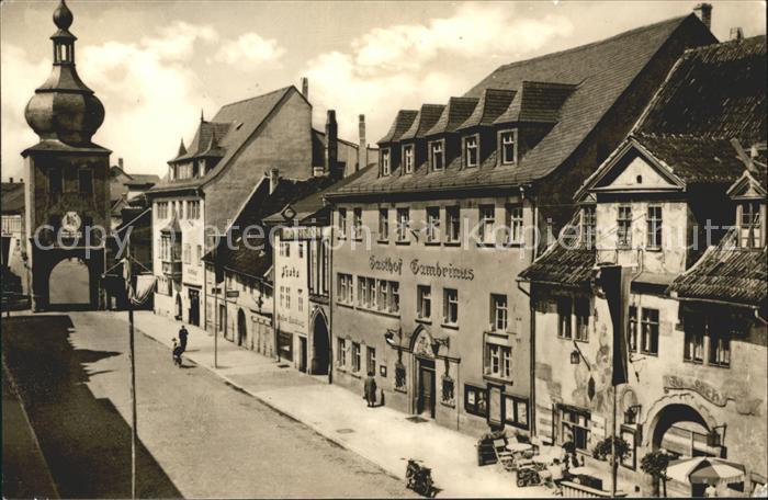 Saalfeld Saale Blankenburger Strasse mit Loch