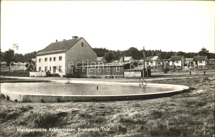 Brotterode Waldgasstaette Kraetzersrasen Schwimmbad