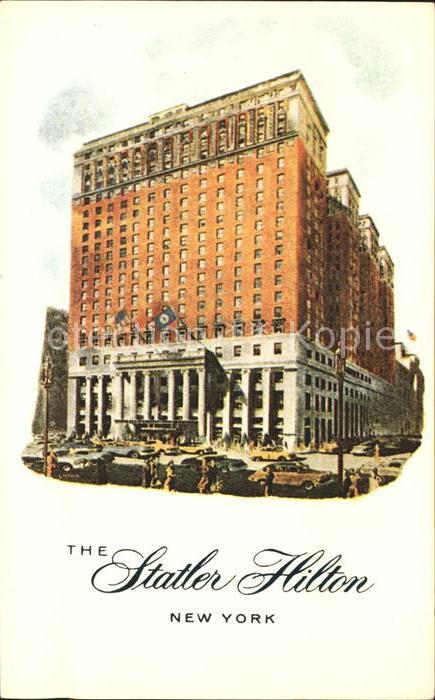 New York City the Statler Hilton