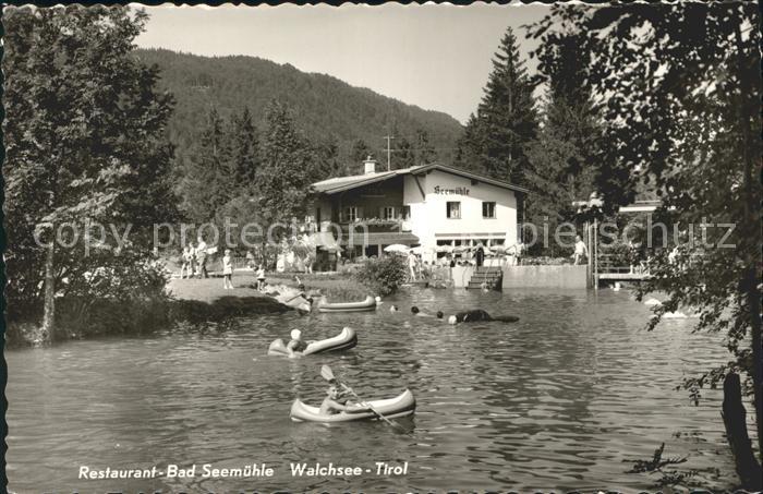 Walchsee Tirol Restaurant Bad Seemuehle