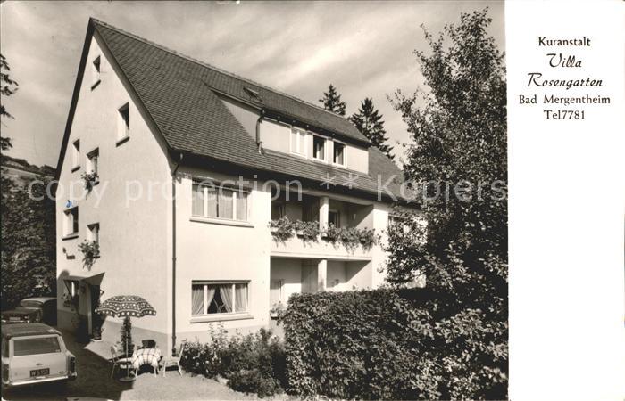 Bad Mergentheim Kuranstalt Villa Rosengarten