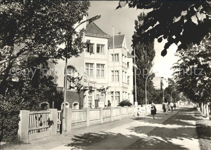 Bansin Ostseebad FDGB Erholungsheim Aufbau