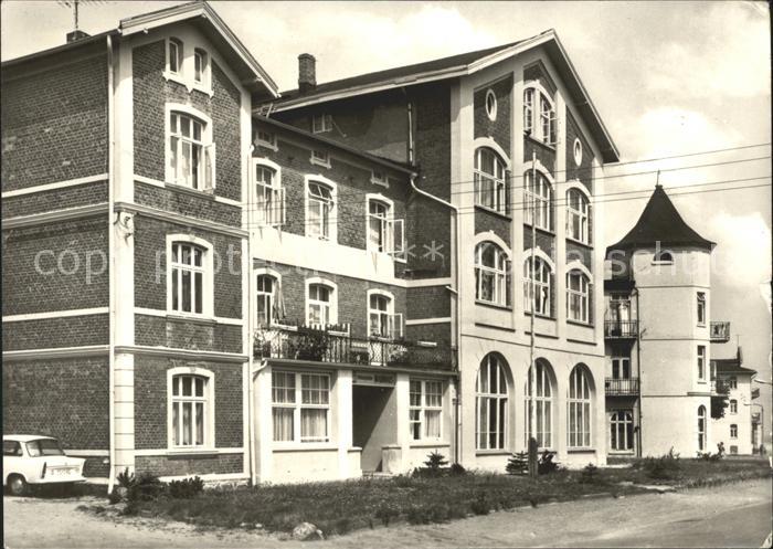 Kuehlungsborn Ostseebad FDGB Erholungsheim Waldhaus