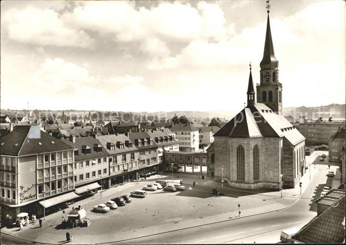 Zweibruecken Marktplatz mit Alexanderkirche