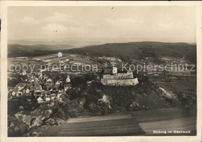 Otzberg Odenwald Fliegeraufnahme