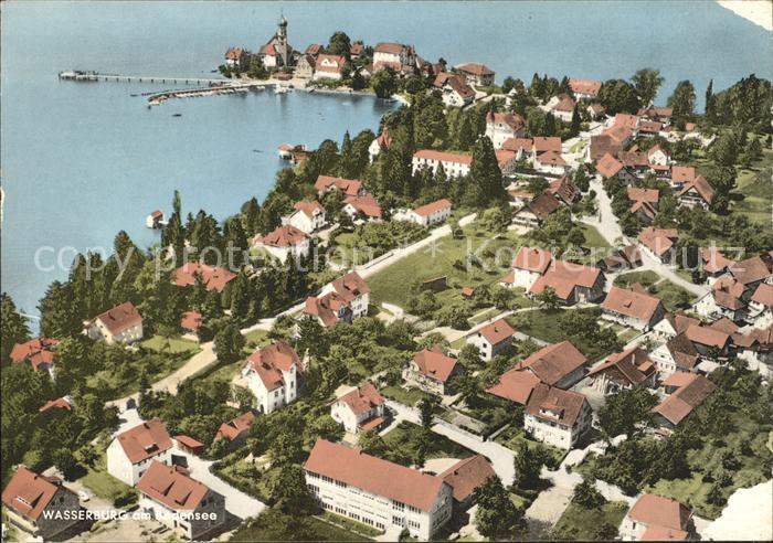 Wasserburg Bodensee Fliegeraufnahme