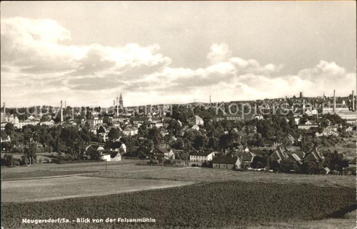 Neugersdorf Sachsen Blick von der Felsenmuehle