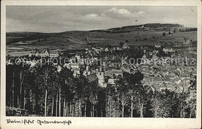 Pruem Eifel Gesamtansicht