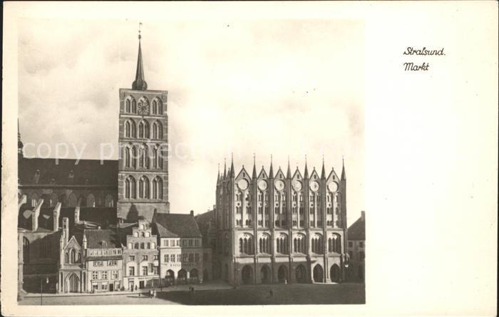 Stralsund Mecklenburg Vorpommern Markt