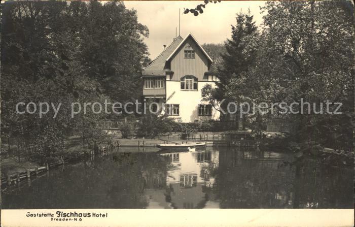 DRESDEN Elbe Gaststaette Fischhaus Hotel