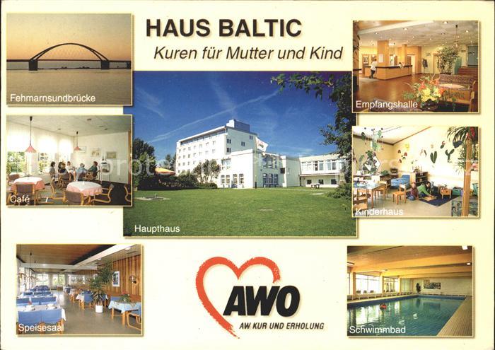Grossenbrode Ostseebad Fehmarnsundbruecke Haus Baltic Haupthaus Empfangshalle Ki