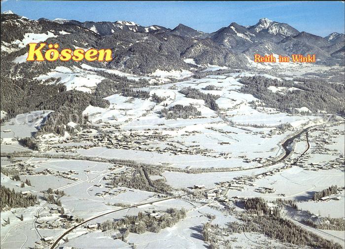 Koessen Tirol mit Reit im Winkl und Kaisergebirge
