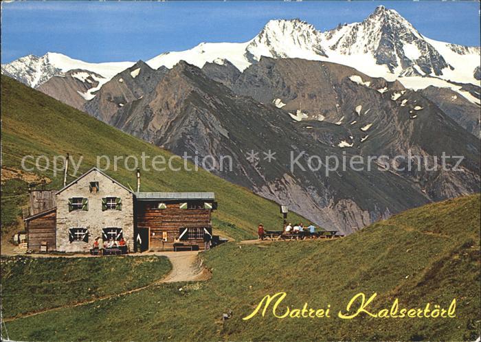 Matrei Osttirol Kalsertoerl mit Grossglockner