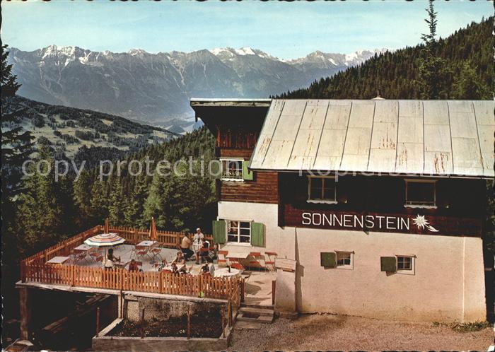 Fulpmes Tirol Gasthaus Sonnenstein Terrasse