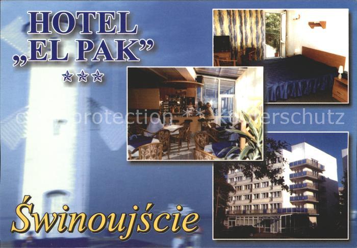 Swinoujscie Swinemuende Hotel El Pak Bar Zimmer
