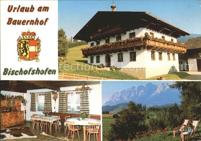 Bischofshofen Urlaub am Bauernhof Fam Saller Stube Panorama