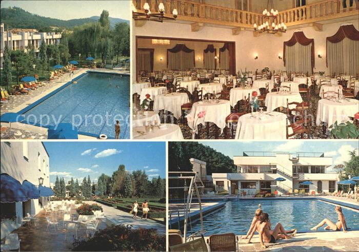 Abano Terme Hotel Ermitage Bel Air Speisesaal Terrasse Swimmingpool