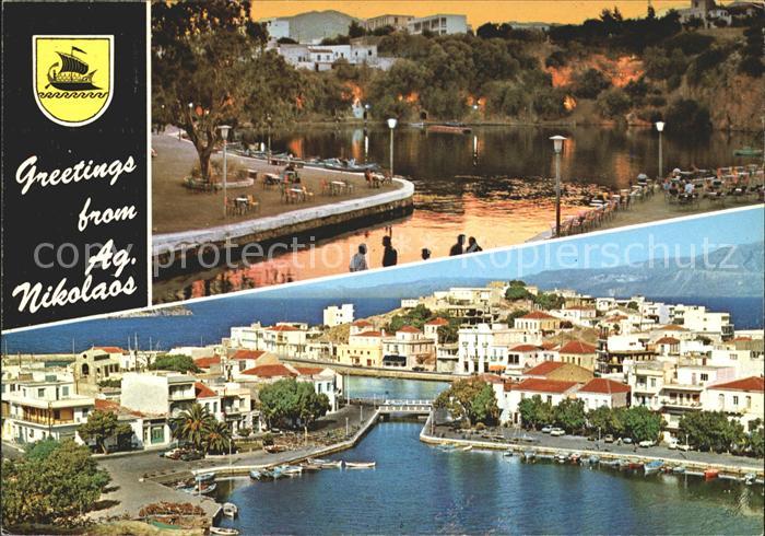 Nikolaos Agios Kreta Stadtansichten