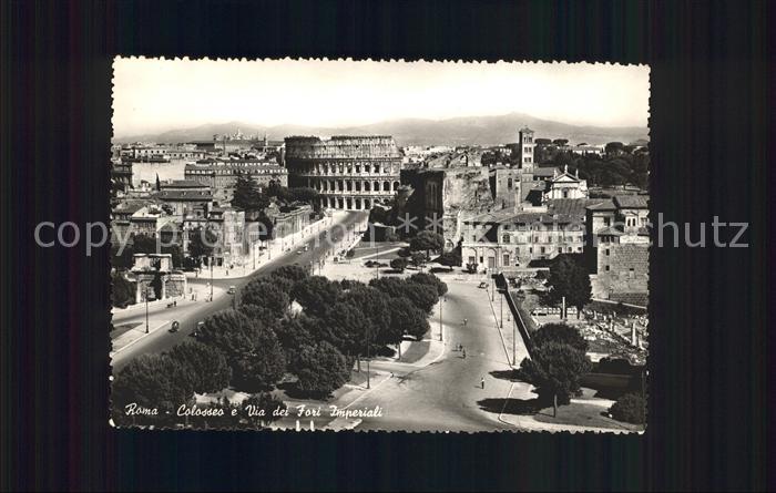 Roma Rom Colosseo e Via dei Fori Imperiali