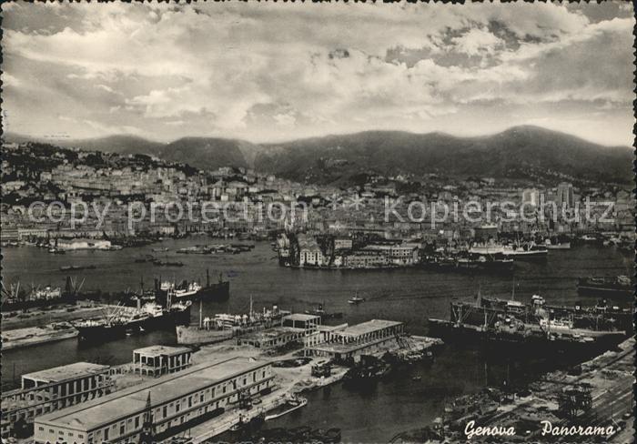 Genova Genua Liguria Panorama