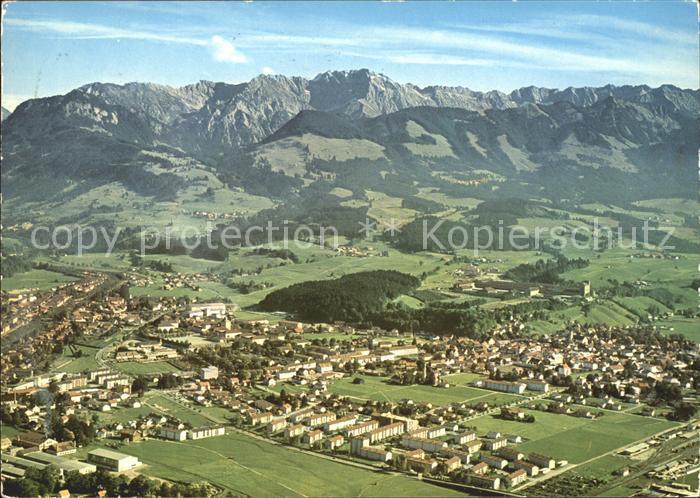 Sonthofen Oberallgaeu Fliegeraufnahme