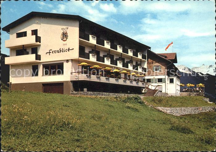 Bartholomaeberg Vorarlberg Berggasthof Fernblick
