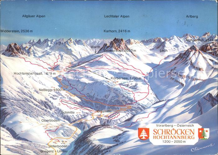 Schroecken Vorarlberg Hotel Koebersee Allgaeuer Alpen Lechtaler Alpen  Arlberg