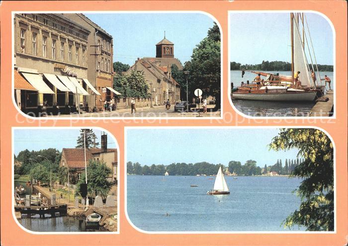 Storkow Mark Altstadt Storkower See Schleuse