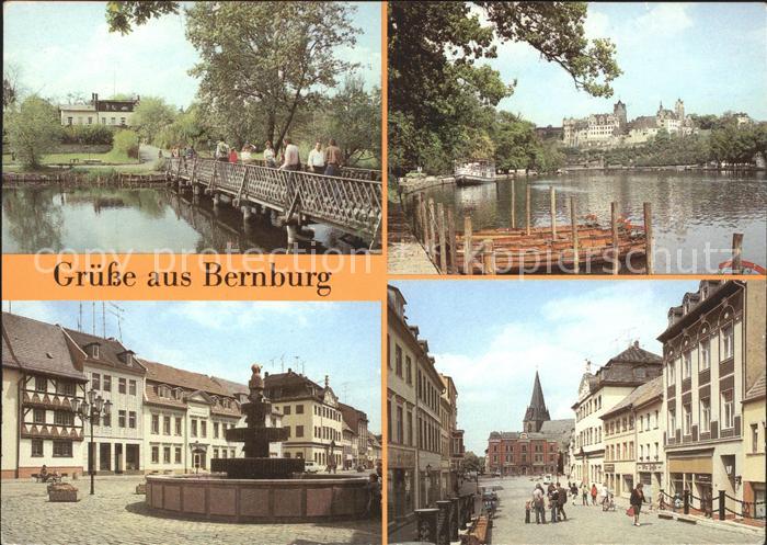 Bernburg Saale HO Cafe Baerenburg Thaelmannplatz Schloss