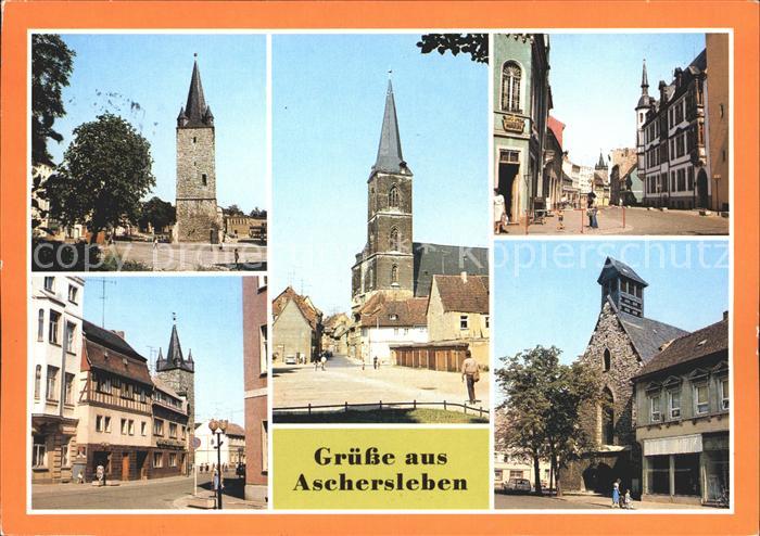 Aschersleben Sachsen-Anhalt Am Markt Johannesturm