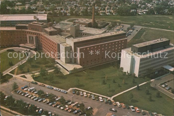 Chicago Illinois Resurrection Hospital Fliegeraufnahme