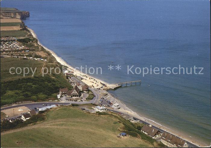 Vierville-sur-Mer Strand Fliegeraufnahme