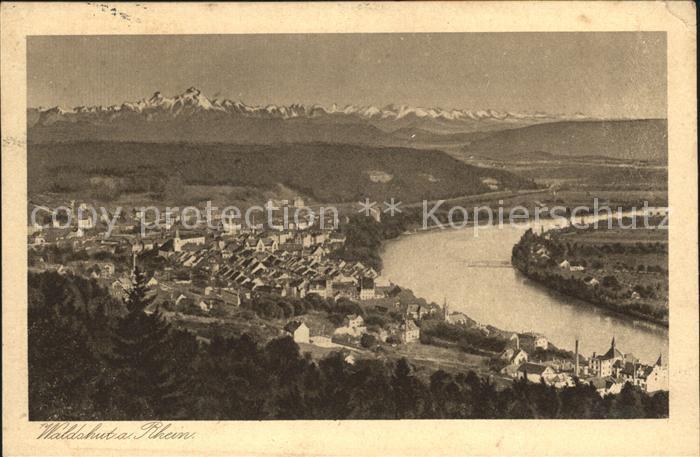 Waldshut Tiengen Rhein Panorama