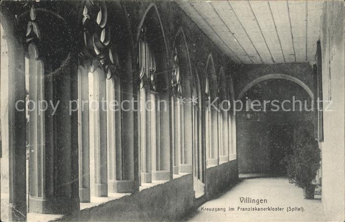 Villingen-Schwenningen Kreuzgang im Franziskanerkloster Spital