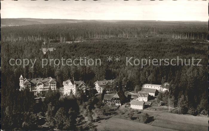 Villingen-Schwenningen Tannenhoehe Fliegeraufnahme