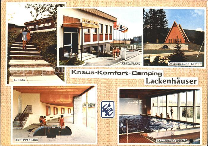 Lackenhaeuser Niederbayern Kurbad Restaurant oekumen Kirche Kneippanlage Hallens