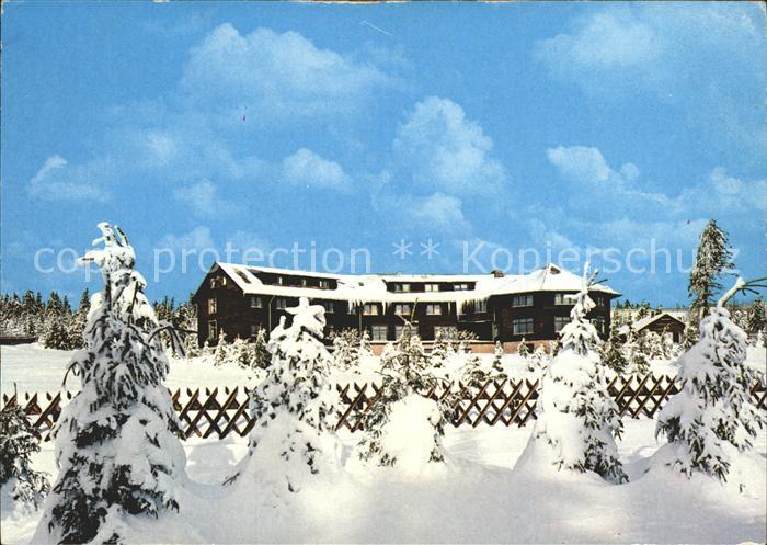 Bad Harzburg Jugendherberge Torfhaus im Winter